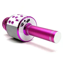 Караоке Мікрофон-колонка WS858 Pink - мініатюра 2