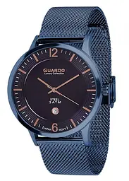 Годинник Guardo S01254(m) BlBl браслетV кварц.