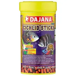 Корм для великих і середніх цихлід в пелетах Dajana CICHLID STICKS 250 мл/80 г