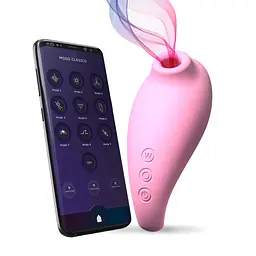 Стимулятор Adrien Lastic Revelation Pink + APP Вакуумный, 10,2 см розовый