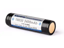 Акумулятор Keeppower Panasonic Li-ion 18650 3400mAh з захистом