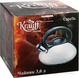 Чайник зі свистком Krauff Capella 26-242-025 3 л - мініатюра 2