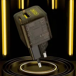 Зарядний пристрій мережевий XO CE05 Type-C PD 30 W / QC 18 W чорний - мініатюра 3