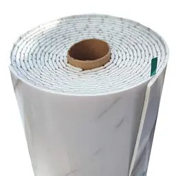 Самоклеюча вінілова плитка Sticker Wall SW-00001285 У рулоні білий мармур глянець 3000х600х2 мм - мініатюра 5