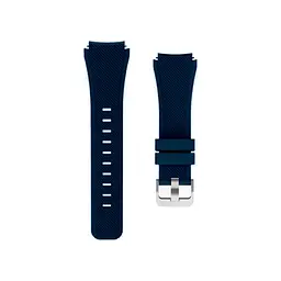 Ремінець для Samsung Galaxy Watch 6 40mm 6 44mm - синій ширина кріплення 20мм силікон Watchbands Gear (W45-0WB98834272) - мініатюра 2
