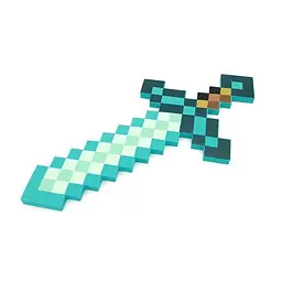 Зачарований Алмазний меч Minecraft Оригінал - мініатюра 2