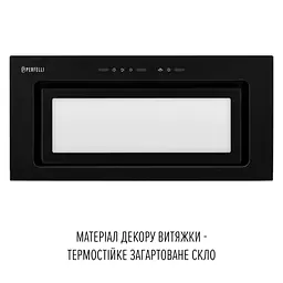 Витяжка повновбудована PERFELLI DESIGN VISION 6 NERO SILENZIO - мініатюра 2