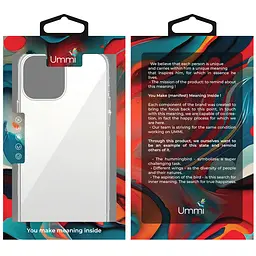 Чохол TPU Ummi transparent для Apple iPhone 11 Pro Max (6.5") Clear - мініатюра 2