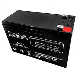 Акумуляторна батарея FrimeCom 12V 7.5AH AGM (GS1275)