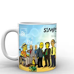Кухоль GeekLand Breaking Bad симпсони BB.02.014 330 мл білий - мініатюра 2