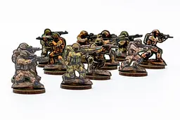 Набір ігрових фігурок дерев'яних солдатиків Puz-22933 PuzzleOk - мініатюра 2