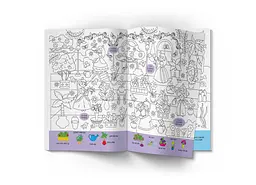 Книга Віммельбух-розмальовка. Принцеси 3313 Різнокольоровий shop (9786175473313)