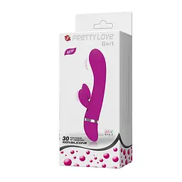 Вібратор кролик Pretty Love Bert 18.8x3.5 см фіолетовий - мініатюра 10