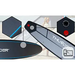 Надувна SUP дошка THUNDER Steel 365 см із веслом Blue - мініатюра 6