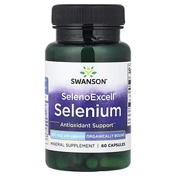 Селен Swanson SelenoExcell 200 mg, 60 капсул для антиоксидантного захисту