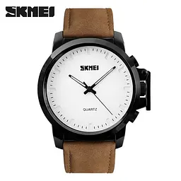 Класичний чоловічий годинник Skmei 1208 чорний - мініатюра 6