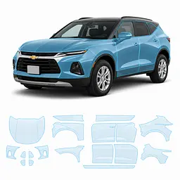 Антигравійна захисна бронеплівка за лекалами для Chevrolet Blazer III 2019-2022 - повний кузов