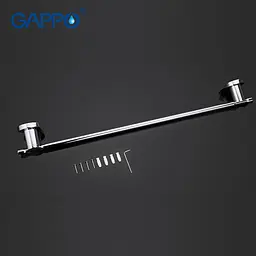 Тримач для рушника Gappo G1801 600 мм хром - мініатюра 4
