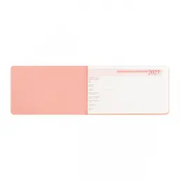 Щотижневик Leo Planner 2027 Lizard м'який 10х17 см 128 сторінок рожевий (252765) - мініатюра 5