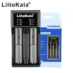 Зарядний пристрій для акумуляторів LiitoKala Lii-C2 для Li-Ion Ni-Mh/Ni-Cd АКБ LED 2 канала - мініатюра 7