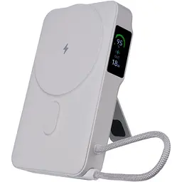 Павербанк Gelius Fluxen GP-PBW120 10000mAh Grey Magnetic Wireless Charge Qi2 15W