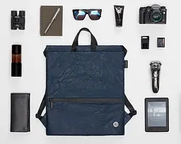 Рюкзак RunMi 90 Ninetygo Lightweight Urban Drawstring Backpack Blue - мініатюра 3