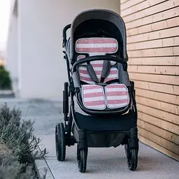 Підкладка для коляски та автокрісла FreeON pink-white (48723) - мініатюра 2