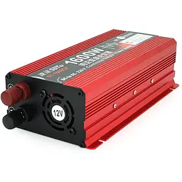 Інвертор напруги Voltronic ST1600CP (DC:800W), 12/220V з апроксимованою синусоїдою, 1 універсальна розетка, крокодили, BOX - мініатюра 2
