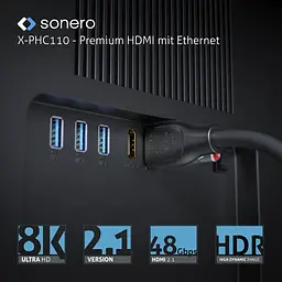 Високошвидкісний кабель PureLink HDMI 2.1 8K X-PHC110-020 2 м - мініатюра 3
