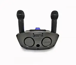 Портативна караоке система SDRD SD-306 з колонкою та двома мікрофонами - мініатюра 3