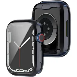 Чохол-накладка DK Silicone Face Case для Apple Watch 41mm (gun metal) - мініатюра 2