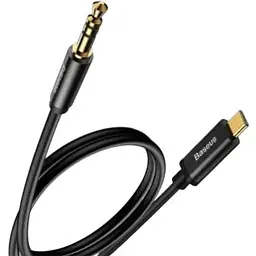 Кабель Baseus Yiven Type-C male To 3.5 male Audio Cable M01 чорний CAM01-01