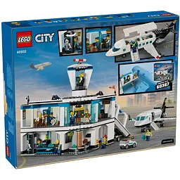 Конструктор LEGO City Аеропорт із літаком 887 деталей (60502) 