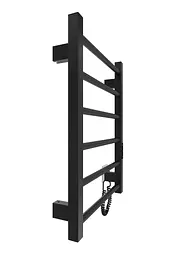 Електрична рушникосушарка HF Leeds 570x430 black matte 6.1.0800.06.BM, Чорний матовий, універсальне (коннектор), Електронний - мініатюра 3
