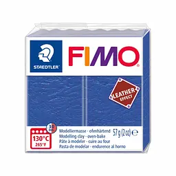 Пластика Leather-effect Індіго 57 г Fimo