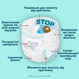 Уцінка. Набір підгузки-трусики Pampers Premium Care Pants Розмір 5 (11-17 кг) 80 шт. - мініатюра 14