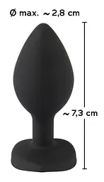 Анальна пробка - Silicone Butt Plug - мініатюра 8