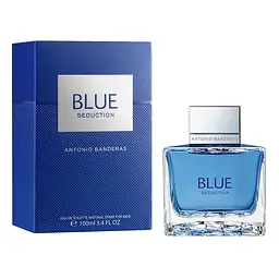 Туалетна вода Antonio Banderas Blue Seduction, 100 мл (6502384903/650238490) - мініатюра 2