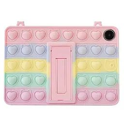 Чохол SoftGel Kids дитячий pop-it Samsung Galaxy Tab A9 8.7 SM X110 X115 Веселковий - мініатюра 2