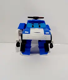 Трансформер 83608 Robocar Poli у коробці (6975839210019) Полыцейська машина Полі Синій - мініатюра 2