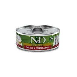 Вологий корм Farmina N&amp;D Grain Free Prime Chicken Adult для котів, беззерновий, з куркою та гранатом 70 г