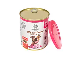 Вологий корм для собак Pet Chef М'ясний мікс 800 г (4820255193649) - мініатюра 3
