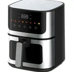 Аерогриль Rainberg RB 2268 4200W аерофритюрниця безмасляна для приготування без олії з регулюванням температури 8 л - мініатюра 6
