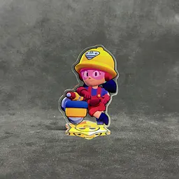 Акрилова колекційна фігурка Brawl Stars Джекі (Jacky) 10 см