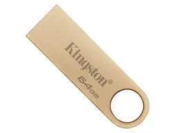Флешка Kingston 64 GB DataTraveler SE9 Gen 3 Gold (DTSE9G3/64GB) - мініатюра 2