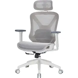 Офісне крісло OfficePro Atlas OC630-W-LG-LG White/Light Gray [148901] - мініатюра 2