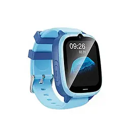 Дитячий смарт годинник Hoco Y106, 4G, GPS, Wi-Fi, HD камера, 1.83" HD-дисплей, дзвінки, відеодзвінки, голосові повідомлення, Blue, Box - мініатюра 4