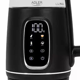 Електрочайник Adler AD 1305 1,7 л чорний/сріблястий - мініатюра 6