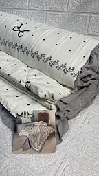 Постільна білизна євро з літньою ковдрою муслін Colorful Home Print 2 20228 220х240 см - мініатюра 2