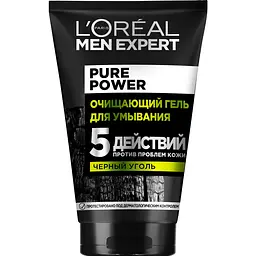 Очищающий гель L'Oreal Paris Men Expert для комбинированной и жирной кожи с несовершенствами 100 мл